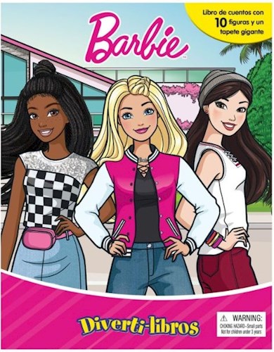 Papel BARBIE (COLECCION DIVERTILIBROS) (INCLUYE LIBRO DE CUENTOS + 10 FIGURAS + TAPETE) (CARTONE)