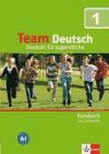 Papel TEAM DEUTSCH 1 DEUTSCH FUR JUGENDLICHE KURSBUCH (MIT 2  AUDIO CDS) (A1)