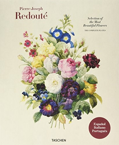 Papel REDOUTE MOST BEAUTIFUL FLOWERS (ESPAÑOL / ITALIANO / PORTUGUES) (ESTUCHE CARTONE)