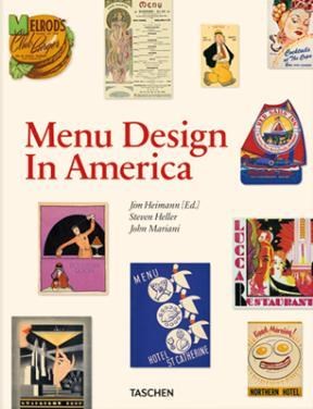 Libro Menu Design In America