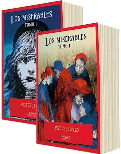 Estuche Los Miserables 2 Tomos - Iconos Literarios- por
