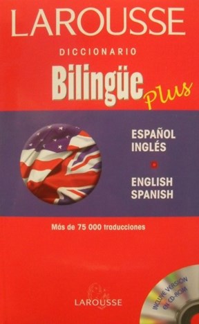 Papel DICCIONARIO BILINGUE PLUS ESPAÑOL - INGLES / INGLES - ESPAÑOL (CON CD)