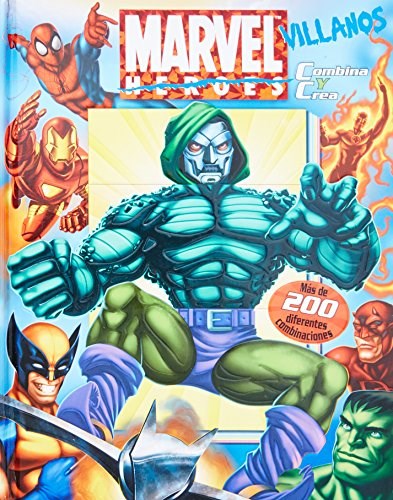 Papel MARVEL HEROES VILLANOS (COLECCION COMBINA Y CREA) (ILUSTRADO) (CARTONE)