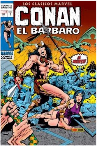 Papel CONAN EL BARBARO 1 (COLECCION LOS CLASICOS MARVEL) (ILUSTRADO) (CARTONE)