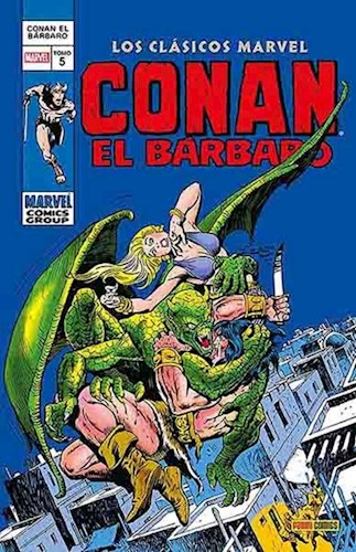 Papel CONAN EL BARBARO 5 (COLECCION LOS CLASICOS MARVEL) (ILUSTRADO) (CARTONE)