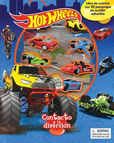 Papel HOT WHEELS (CUENTO + 10 PERSONAJES DE SUCCION ADHERIBLE) (CONTACTO A LA DIVERSION) (CARTONE)