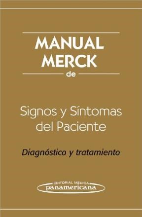 Papel MANUAL MERCK DE SIGNOS Y SINTOMAS DEL PACIENTE DIAGNOST  ICO Y TRATAMIENTO (RUSTICA)