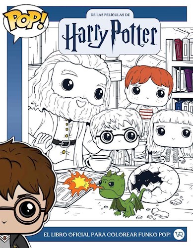 Papel HARRY POTTER EL LIBRO OFICIAL PARA COLOREAR FUNKO POP (RUSTICO)
