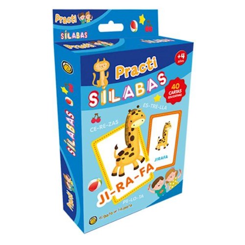 Papel PRACTI SILABAS 40 CARTAS EDUCATIVAS (+4 AÑOS) (COLECCION PRACTICARTAS)