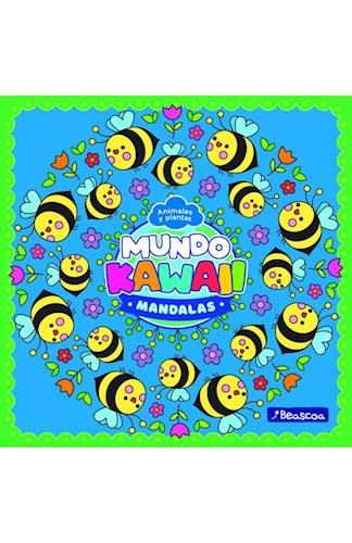 Papel MUNDO KAWAII MANDALAS (ANIMALES Y PLANTAS)