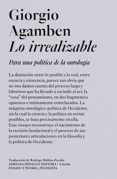 Papel LO IRREALIZABLE