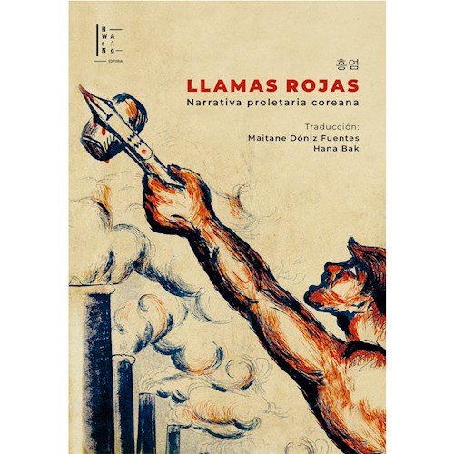 Papel LLAMAS ROJAS. NARRATIVA PROLETARIA COREANA.