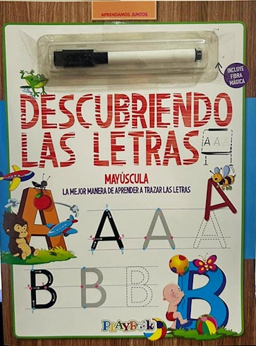 Papel DESCUBRIENDO LAS LETRAS MAYUSCULA PINTA BORRA Y VUELVE A ESCRIBIR!!