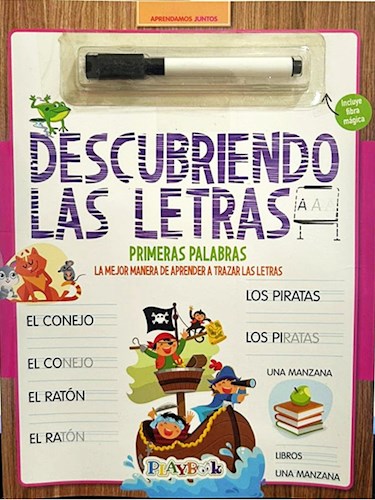 Papel DESCUBRIENDO LAS LETRAS PRIMERAS PALABRAS PINTA BORRA Y VUELVE A ESCRIBIR!!
