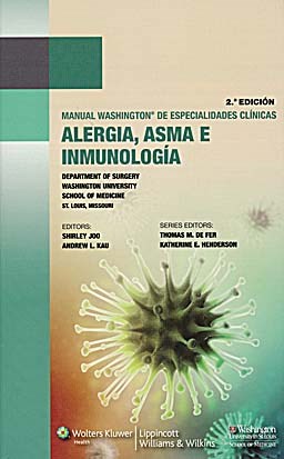 Papel Manual Washington de Alergia, Asma e Inmunología - 2º Ed.