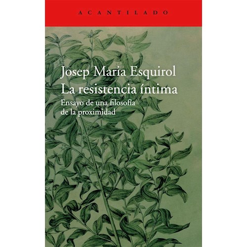 Papel LA RESISTENCIA ÍNTIMA