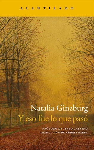 Papel Y ESO FUE LO QUE PASO (COLECCION NARRATIVA 271)