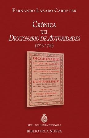 Papel Crónica Del Diccionario De Autoridades