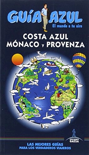 Papel COSTA AZUL  MONACO Y  PROVENZA 2016 GUIA AZUL