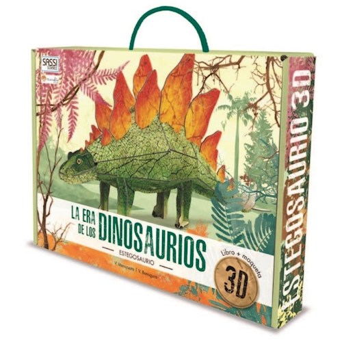 Papel ERA DE LOS DINOSAURIOS (ESTEGOSAURIO) (LIBRO + MAQUETA 3D) (+6 AÑOS) (CARTONE)