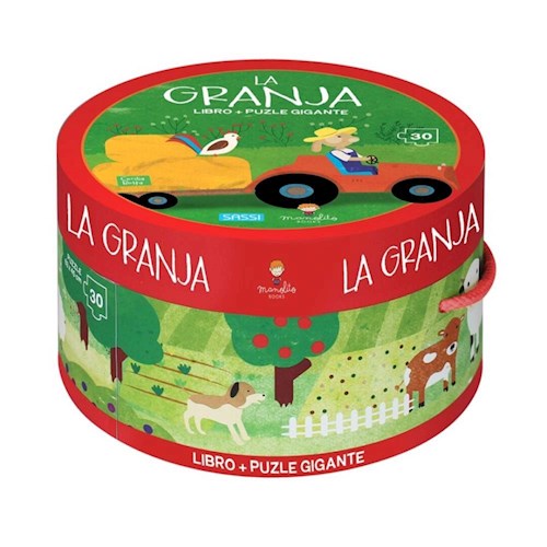 Papel GRANJA (LIBRO + PUZLE GIGANTE) (30 PIEZAS) (ESTUCHE)