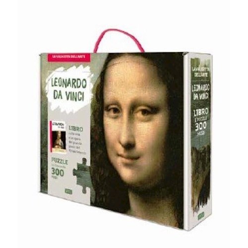 Papel Leonardo Da Vinci Libro + Puzle De Mona Isa 300 Piezas