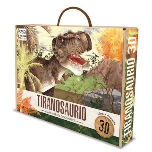 Papel TIRANOSAURIO (COLECCION ERA DE LOS DINOSAURIOS) (LIBRO + MAQUETA 3D DE 53 PIEZAS DE 57 X 38) (CAJA)
