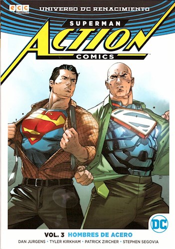 Papel SUPERMAN ACTION COMICS 3 HOMBRES DE ACERO (UNIVERSO DC RENACIMIENTO)