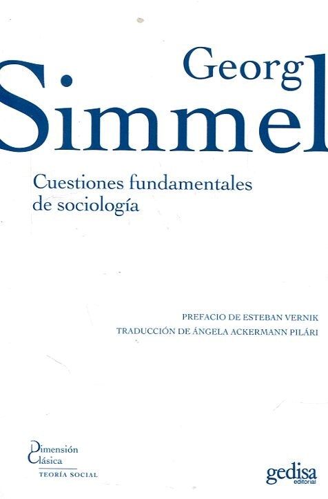 Papel CUESTIONES FUNDAMENTALES DE SOCIOLOGÍA