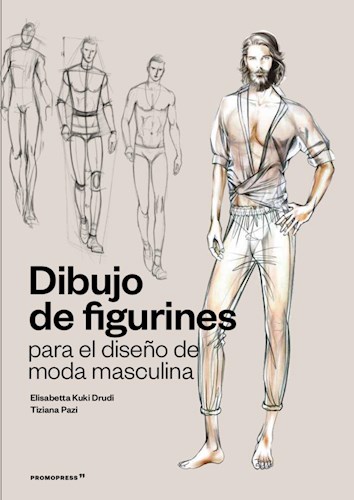 Papel Dibujo De Figurines Para En Diseño De Moda Masculina