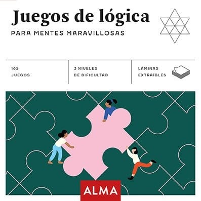 Papel JUEGOS DE LOGICA PARA MENTES MARAVILLOSAS (165 JUEGOS) (3 NIVELES DE DIFICULTAD)
