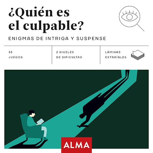 Papel QUIEN ES EL CULPABLE ENIGMAS DE INTRIGA Y SUSPENSE (55 JUEGOS) (2 NIVELES DE DIFICULTAD)