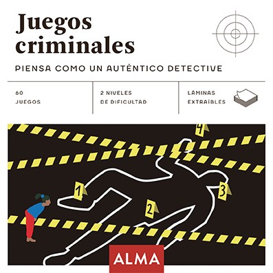 Papel JUEGOS CRIMINALES PIENSA COMO UN AUTENTICO DETECTIVE (60 JUEGOS)