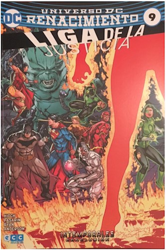 Papel LIGA DE LA JUSTICIA 9 DC UNIVERSO DE RENACIMIENTO