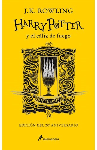 Papel Harry Potter Y El Caliz De Fuego - 20 Aniversario Hufflepuff Amarillo
