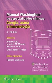 Papel Manual Washington de especialidades clínicas. Alergia, Asma e Inmunología Ed.3
