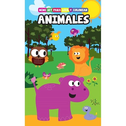  Mini Set Para Leer Y Colorear Animales