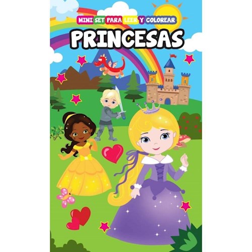  Mini Set Para Lee Y Colorear Princesas