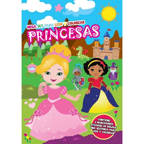  Mega Set Para Leer Y Colorear Princesas