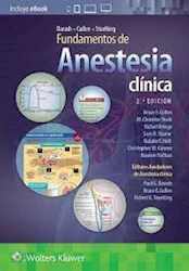 Papel Barash, Cullen Y Stoelting. Fundamentos De Anestesia Clínica Ed.2