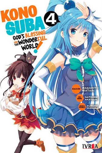 Portada del libro 4. Konosuba !