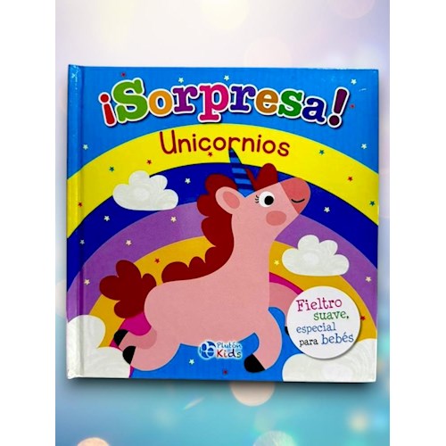Papel SORPRESA!! UNICORNIOS FIELTRO SUAVE, ESPECIAL PARA BEBÉS
