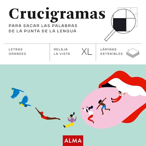 Papel CRUCIGRAMAS PARA SACAR LAS PALABRAS DE LA PUNTA DE LA LENGUA (LETRAS GRANDES) (LAMINAS)