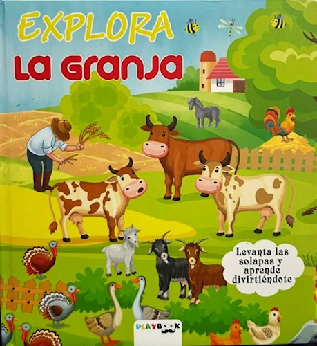 Papel EXPLORA LA GRANJA LEVANTA LAS SOLAPAS Y APRENDE DIVIRTIÉNDOTE