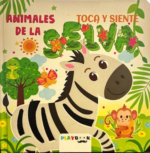 Papel ANIMALES DE LA SELVA TOCA Y SIENTE CON TEXTURAS