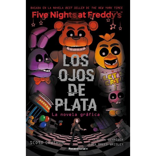 Papel FNAF. OJOS DE PLATA. NOVELA GRAFICA