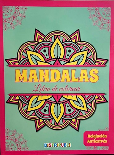 Papel MANDALAS 64 PAGINAS ROSA LIBRO DE COLOREAR RELAJACIÓN ANTIESTRÉS