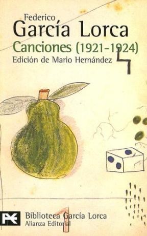 Papel CANCIONES (1921-1924) (GARCIA LORCA FEDERICO) (ED MIGUEL HERNADEZ) (BIBLIOTECA AUTOR BA0167)