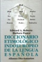 Papel DICCIONARIO ETIMOLOGICO INDOEUROPEO DE LA LENGUA ESPAÑO  LA (CARTONE)
