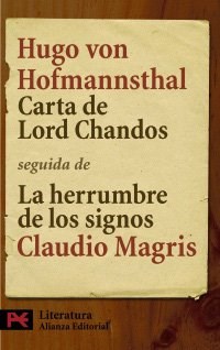 Papel CARTA DE LORD CHANDOS / LA HERRUMBRE DE LOS SIGNOS
